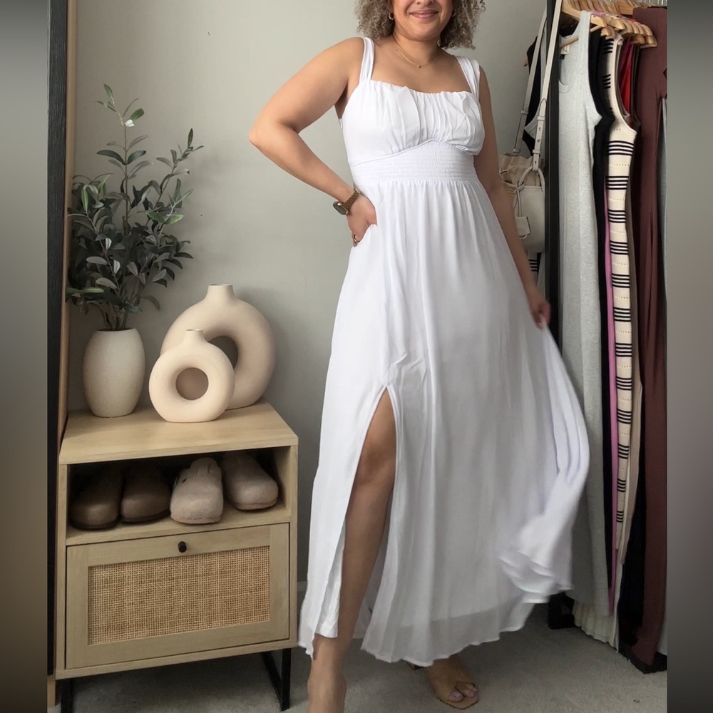 Chiffon midi dress